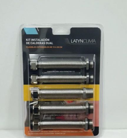 CALDERAS KB-19 Kit Instalacion Caldera Dual Latyn Flexibles - Cod.: 26010119