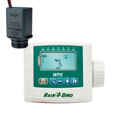  Accesorios y controladores  Controlador Rain Bird Wpx 1 Est C/solenoide Dv - Cod.: f48321